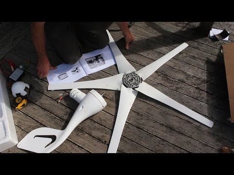 400 watt wind turbine from aliexpress - installation, output test and review