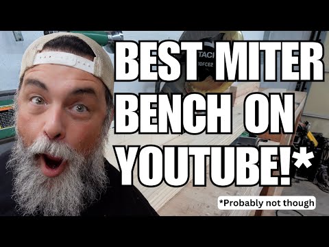 The REAL MAN'S Miter Saw Station! (Easy, Versatile, & Inexpensive)