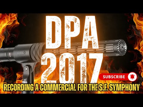DPA 2017 Shotgun Mic for Voice Over: Recording a Commercial for the SF Symphony