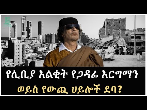 እየደረሰ ያለው የጋዳፊ እርግማን Salon Terek