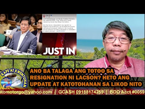 KKU(10/6/25)ANO BA ANG TOTOO SA RESIGNATION NI LACSON? HETO ANG UPDATE AT KATOTOHANAN SA LIKOD NITO
