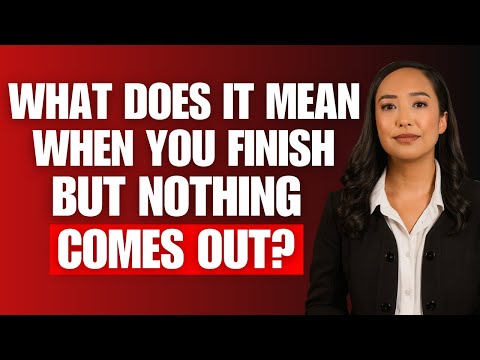 No semen when you ejaculate? 97% of men have no idea why!