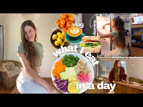 VLOG: what I eat in a day ( deep chats on loneliness + re-designing my apartment )