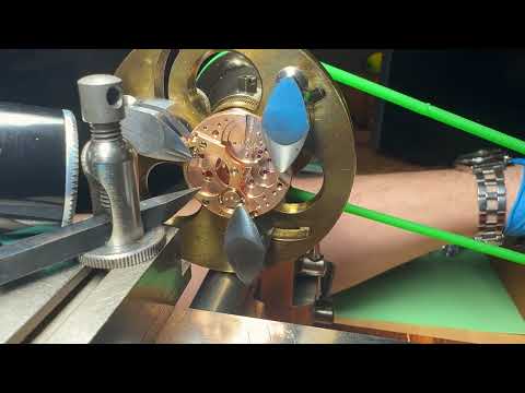 Restoring a 1940s Omega 30T2 PC: Watchmaker’s Lathe Tutorial | How I Fit a New Barrel Arbor Bushing