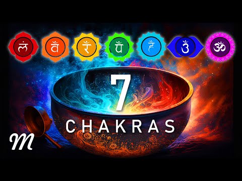 Listen until the end for a complete rebalancing of the 7 chakras • Singing Bowls, Mindfulmed Chakras