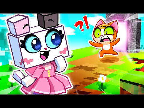 Magic Challenge in Minecraft World | Playing in Minecraft World + More | Purr-Purr Stories