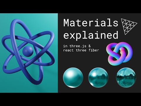React Three Fiber & Three.js  - Materials Explained 🔮