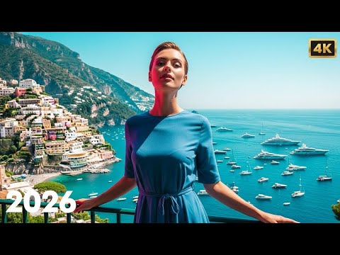 Sunset Wind Motion 2026 🌴 Warm Vocal Deep House Waves 4K UHD #31