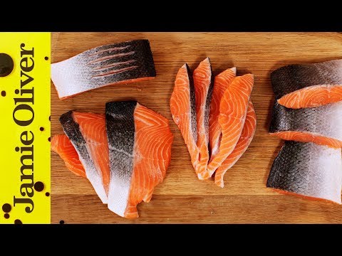 How to Fillet a Salmon or Trout | Jamie Oliver