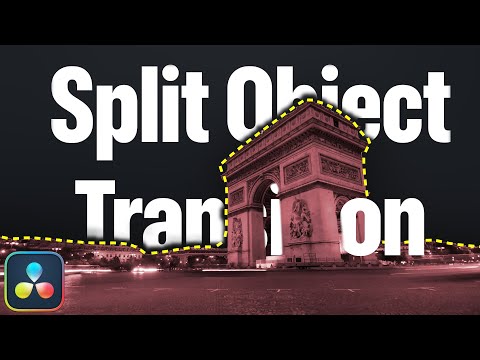 Create Stunning Split Object Transition in DaVinci Resolve (NO Plugins!) | Fusion Tutorial