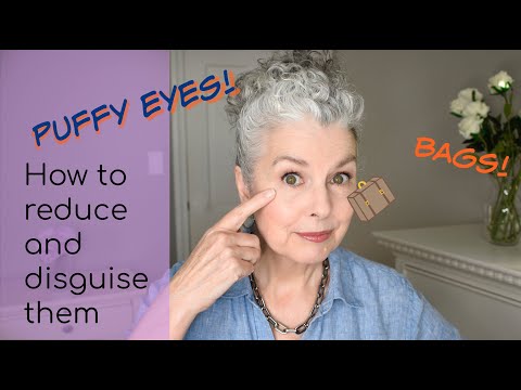 PUFFY EYES! How to help shrink and disguise EYE BAGS -  Makeup artist Kerry-Lou shares her secrets!