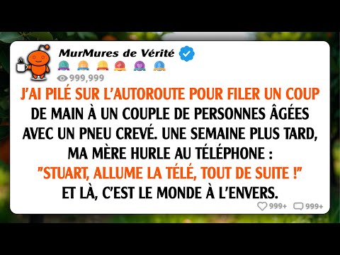 J'ai garé ma voiture sur le bas-côté de l'autoroute pour aider un couple de personnes âgées qui...