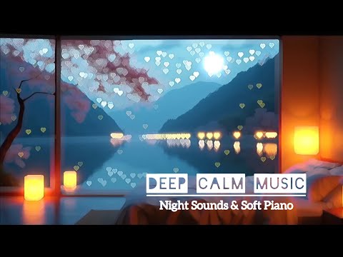 Soft Night Piano 🌙 Peaceful Night Sounds for Deep Sleep, Relaxation & Focus (3 Hours)
