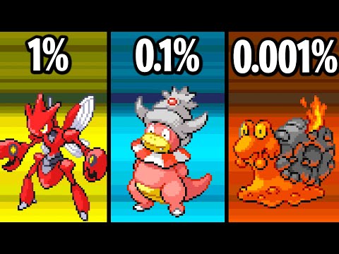 Building The RAREST Team to Beat Pokémon Heart Gold!
