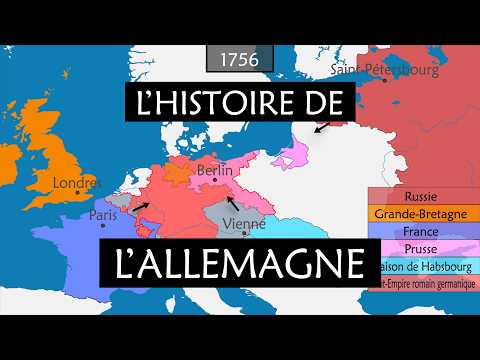 L'histoire de l'Allemagne - Résumé sur cartes