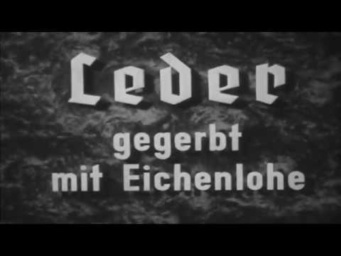 Leder gegerbt mit Eichenlohe 1962