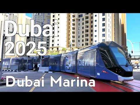 Dubai 2025 [4K] Amazing Dubai Marina Walking Tour 🇦🇪