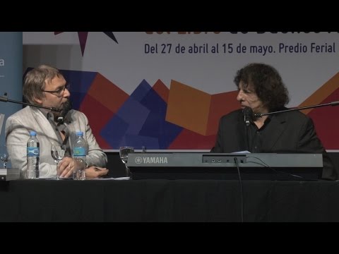 Alejandro Dolina y Gabriel Rolón en la Feria Internacional del Libro de Buenos Aires