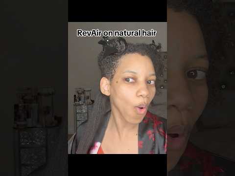 REVAIR ON MY NATURAL HAIR!! 😍 #revair #naturalhairtutorial #naturalhair