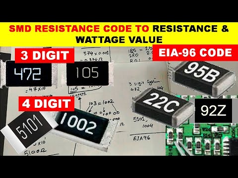 {783} SMD Resistor Code To Resistor Value And Wattage Rating