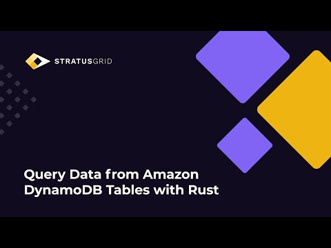 Query Data from Amazon DynamoDB Tables with Rust