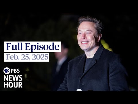 PBS News Hour West live episode, Feb. 25, 2025