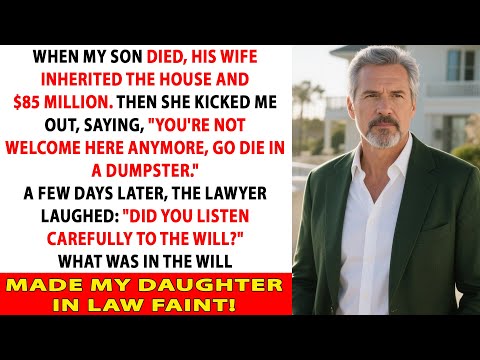 When My Son Died, My DIL Took $85M And Kicked Me Out — Days Later, She Begged For Help...