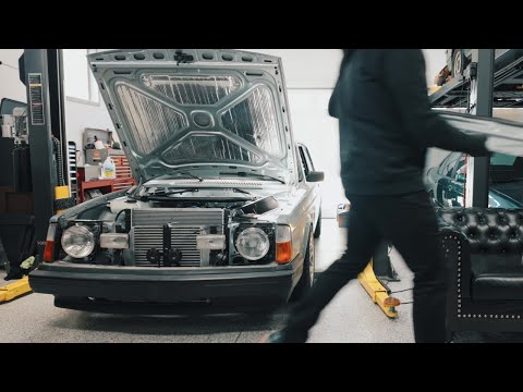 Volvo 242 T5 swap engine removal ASMR