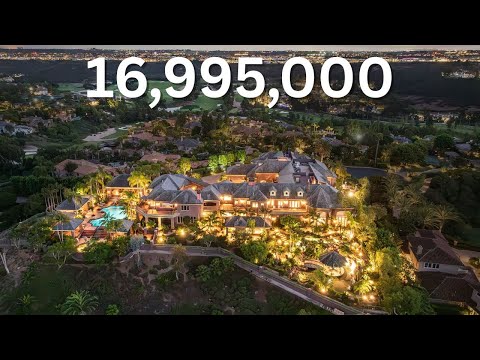 Touring a $16.9M Mega Mansion in Rancho Santa Fe | The Eagle’s Nest