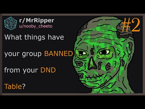 What things have your group BANNED from your DND Table? #dnd