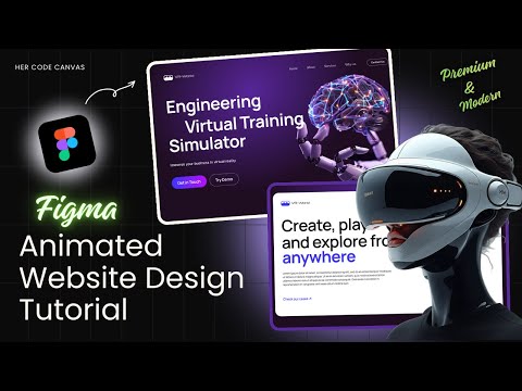 I Designed a Website With Smooth Figma Animations — You NEED To Try This!