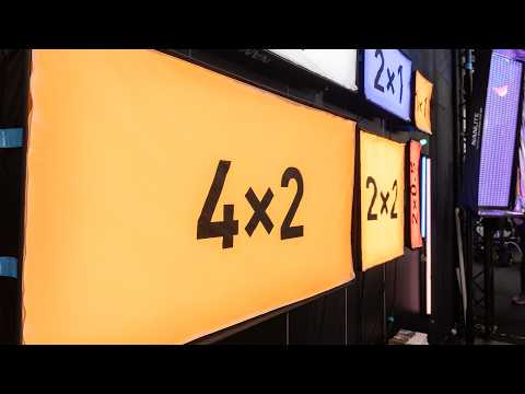 NANLITE PavoSlim 360C Introduced – 4×2 RGB Panel with 27,000 Lux Output