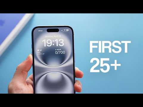 iPhone 16 - First 25 Things To Do! (Tips & Tricks)