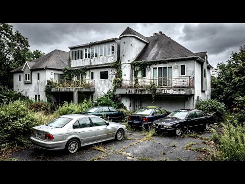 Tech Billionaire’s ABANDONED Mega Mansion with 4 BMWs and EVERYTHING Left Inside 