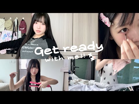♡【GRWM】我回來了YouTube | 一個準備出門口的早上 【yafuu desu】 ♡ 4K