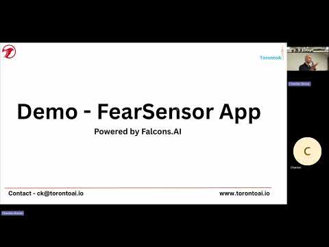 TorontoAI Demo Night | Fearsense App | Falcons AI