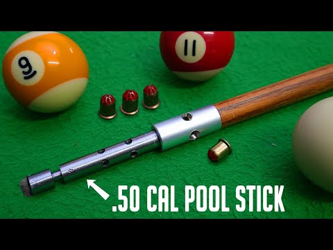 I made the worlds most dangerous pool stick
