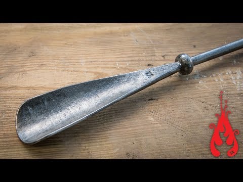 Blacksmithing - Forging a shoehorn