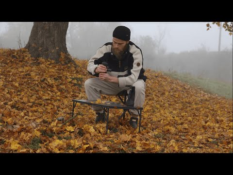 Cozy Autumn Days in the Countryside  Making Coffee Outdoors ASMR 4K