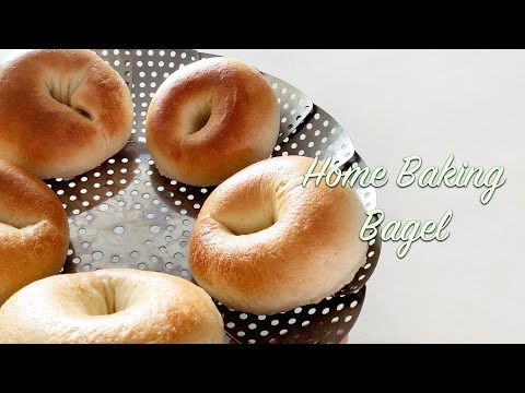 How to Make Chewy Bagels at HomeㅣHomebaking Bagel Recipe🥯ㅣHi-ni