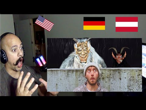 Reacting to German And Austrian Tradition | World's scariest Christmas tradition Krampus