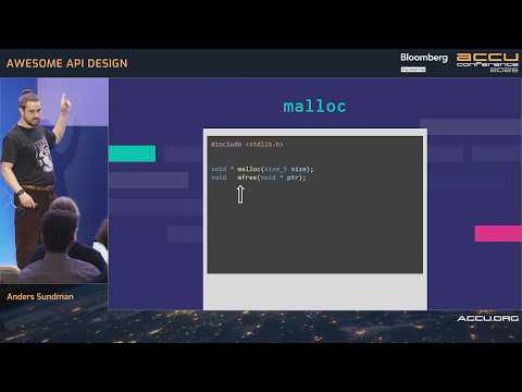 Awesome API Design - Anders Sundman - ACCU 2025