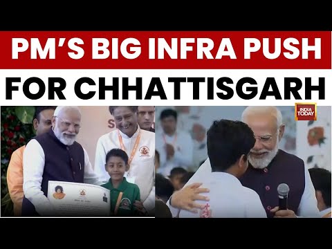PM Modi's Mega ₹14,260 Cr Infra Push On Chhattisgarh's 25th Anniversary | India Today News