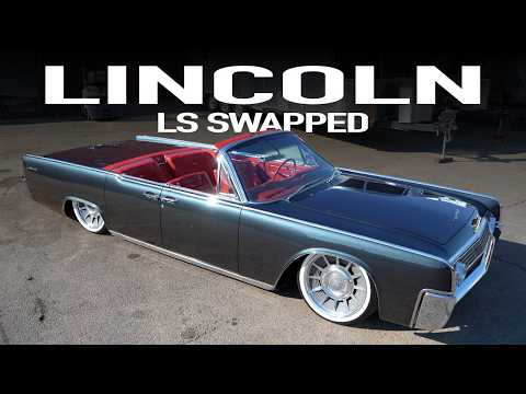 CUSTOM Garage Built '63 Lincoln Continental LS Powered & SLAMMED [4K]