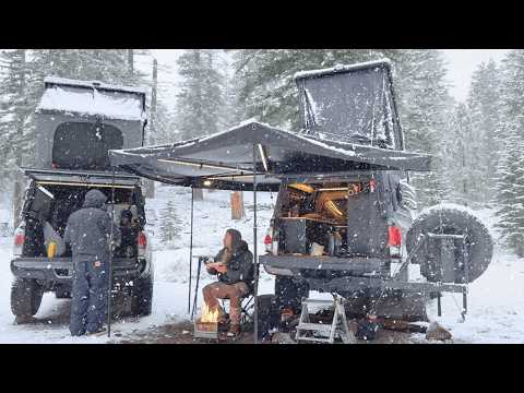 A Quiet Winter Camp in the Eastern Sierra | Tacoma Overland