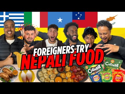 FOREIGNERS TRY NEPALI FOOD FOR THE FIRST TIME! - HONEST REVIEW | Minorty Report