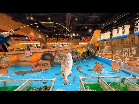 Eating at a Fishing Restaurant in Japan