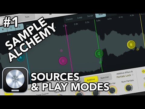 Logic Pro 10.8 // Sample Alchemy #1 - Sources & Play Modes