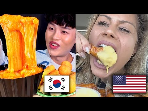 how different mukbangers eat around the WORLD