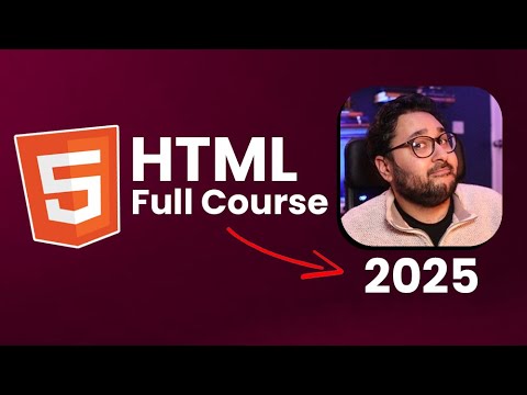 HTML Full Course for Beginners (2025) – Learn HTML5 from Scratch! 🔥